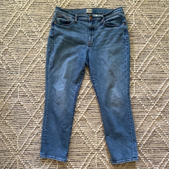 {j.crew} Slim Boyfriend High Rise Light Wash Jeans - Picture 3 of 10